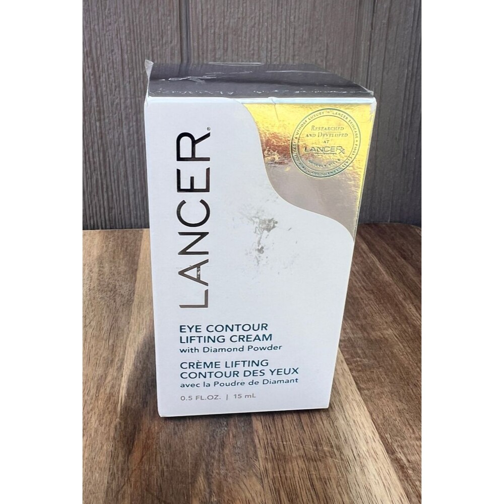 Lancer Skincare Eye-Contour Lifting Cream with Diamond Powder Full Size .5 Oz